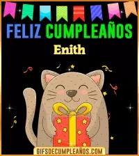 GIF Feliz Cumpleaños Enith